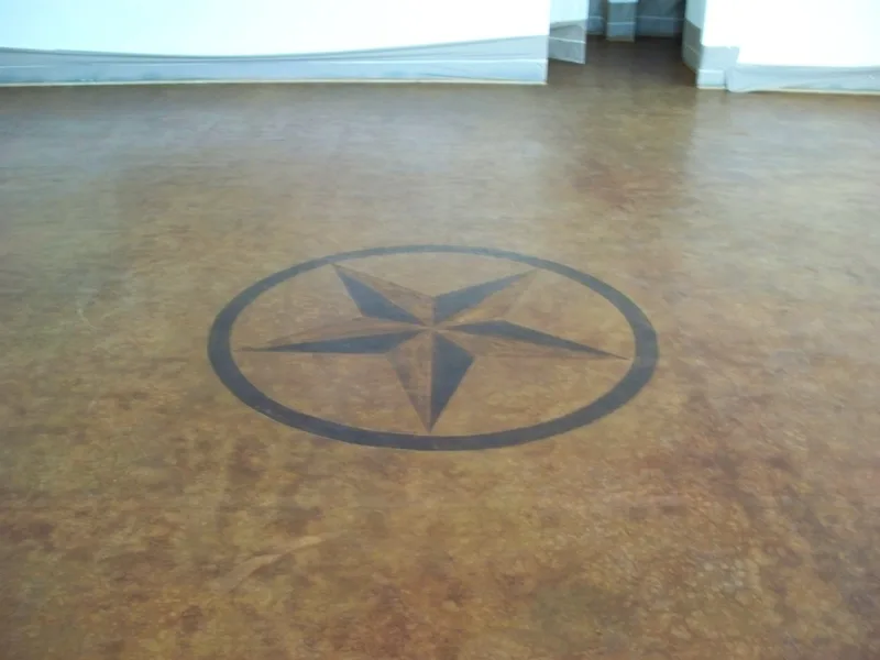 Texas Star in concrete