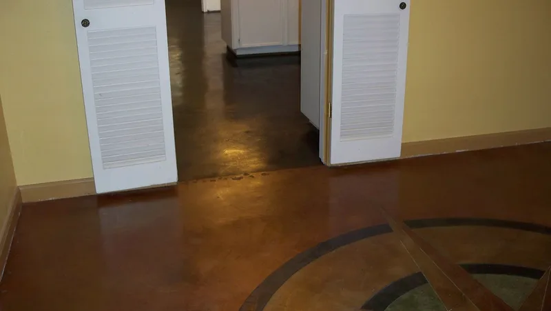 Remodel Stained Concrete Houston No Overlay